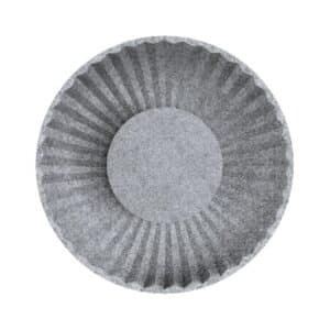 Grijze akoestische wandlamp Ø65cm Sea Urchin Feltouch