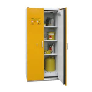 Chemiekast 90 cm Filex CC dubbeldeurs geel