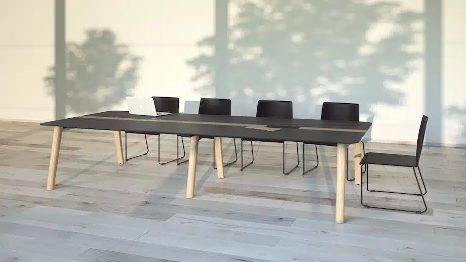 Grote vergadertafel Nova Wood.