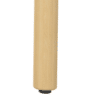 Blank houten poot.