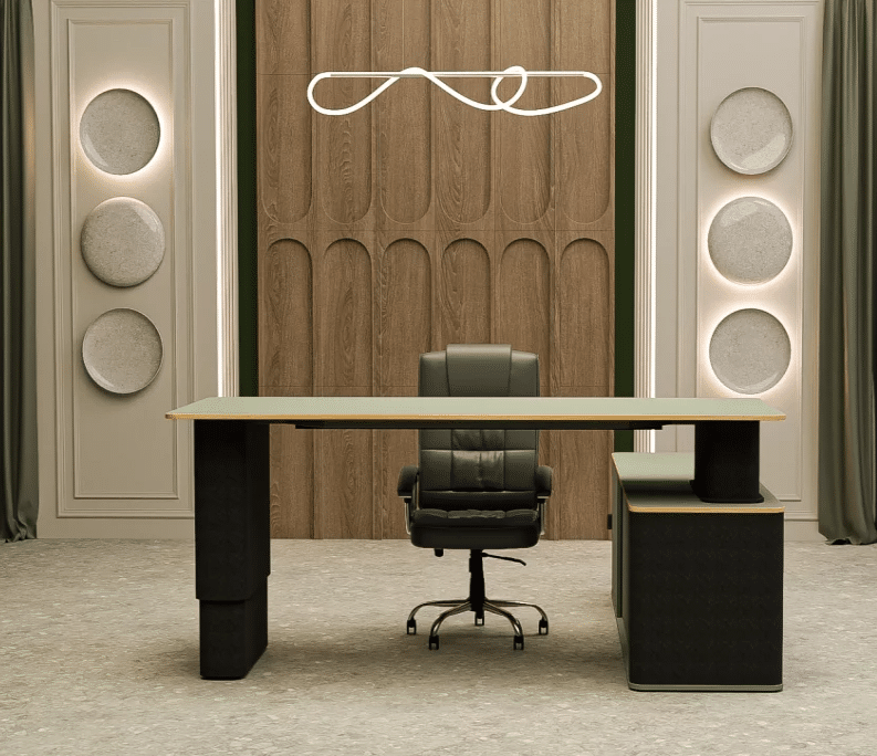 Eleganza bureau in een directieruimte.