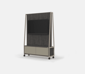 Verrijdbare TV Standaard 140 x 200 cm voor 55" | Wariant