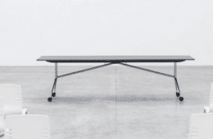 Vergadertafel verrijdbaar en inklapbaar 280 x 100 Sirio