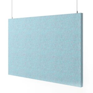 Akoestisch hangpaneel 120x80x4 cm Modus blauw.